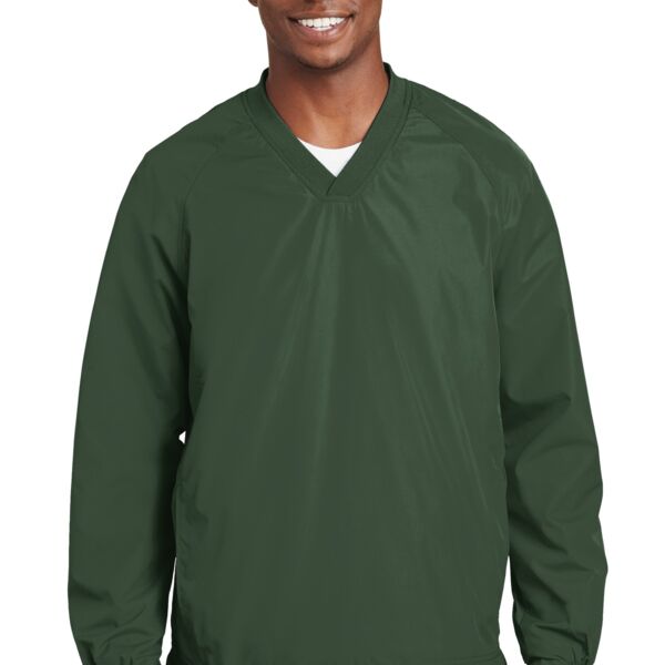 Sport Tek V Neck Raglan Wind Shirt JST72 V Neck Raglan Wind Shirt Thumbnail