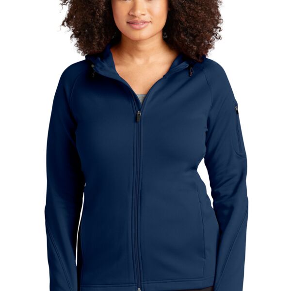 Sport Tek Women's Tech Fleece Full Zip Hooded Jacket L248 Women's Tech Fleece Full Zip Hooded Jacket Thumbnail