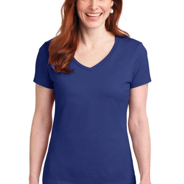 Hanes Women's Perfect T Cotton V Neck T Shirt S04V Women's Perfect T Cotton V Neck T Shirt Thumbnail