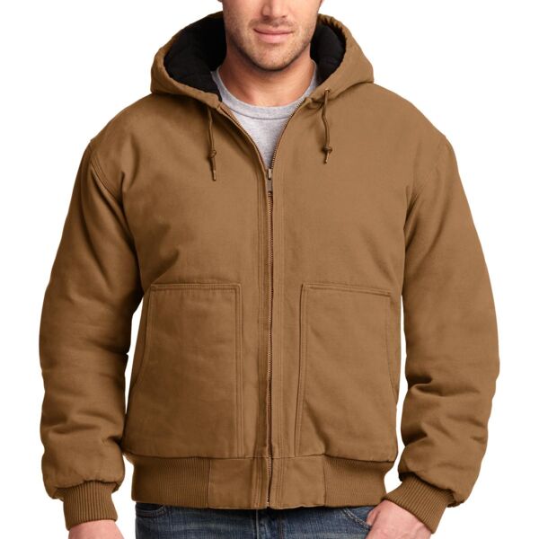 CornerStone Washed Duck Cloth Insulated Hooded Work Jacket CSJ41 Washed Duck Cloth Insulated Hooded Work Jacket Thumbnail