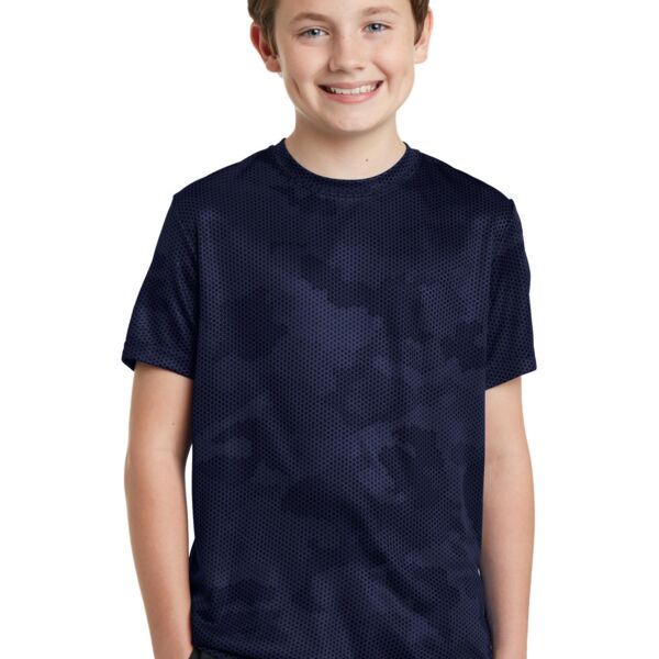 Sport Tek Youth CamoHex Tee YST370 Youth CamoHex Tee Thumbnail
