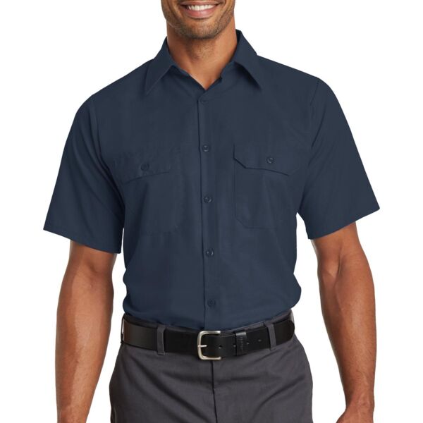 Red Kap Short Sleeve Solid Ripstop Shirt SY60 Short Sleeve Solid Ripstop Shirt Thumbnail