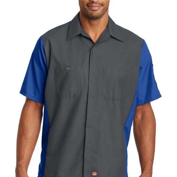 Red Kap Short Sleeve Ripstop Crew Shirt SY20 Short Sleeve Ripstop Crew Shirt Thumbnail