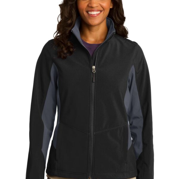 Port Authority Women's Core Colorblock Soft Shell Jacket L318 Women's Core Colorblock Soft Shell Jacket Thumbnail