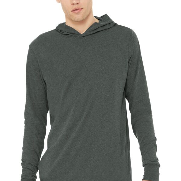 Bella + Canvas Unisex Jersey Long Sleeve Hoodie BC3512 Unisex Jersey Long Sleeve Hoodie Thumbnail