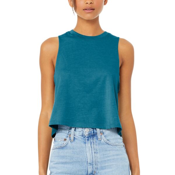 Bella + Canvas Women's Racerback Cropped Tank BC6682 Women's Racerback Cropped Tank Thumbnail